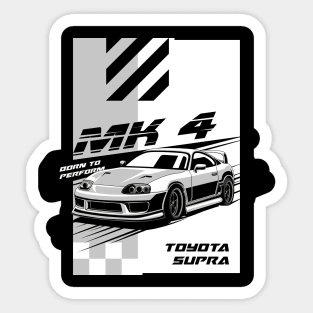 Turbocharged Supra MK4 Sticker